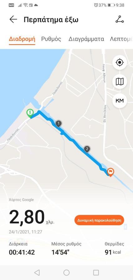 Studio Poseidonia Apartment 75Sqm Corinth Canal Экстерьер фото