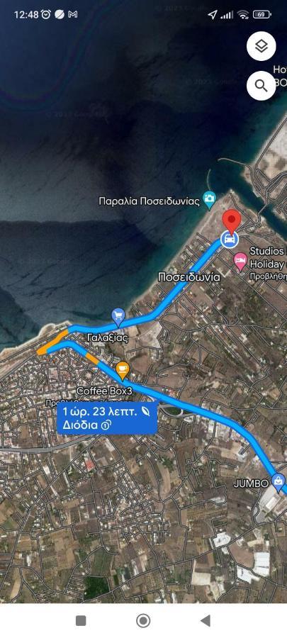 Studio Poseidonia Apartment 75Sqm Corinth Canal Экстерьер фото
